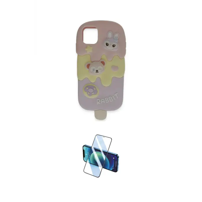 ieg™ iPhone 15 Pro Max Kılıf Akış Yansıma - Siyah 3D Antistatik Seramik Nano Ekran Koruyucu