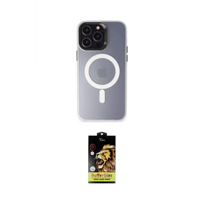 ieg™ iPhone 15 Pro Max Kılıf Kozmos Çizgi Prime - Siyah Buffer Cam Ekran Koruyucu