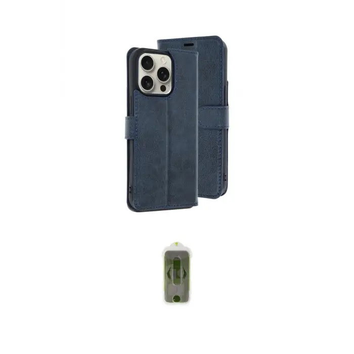 ieg™ iPhone 15 Pro Max Kılıf Siluet Işık Serisi - Siyah Joko Magic 5D Hayalet Cam