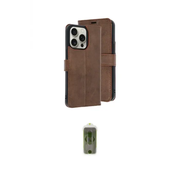 ieg™ iPhone 15 Pro Max Kılıf Siluet Işık Serisi - Siyah Joko Magic 5D Hayalet Cam