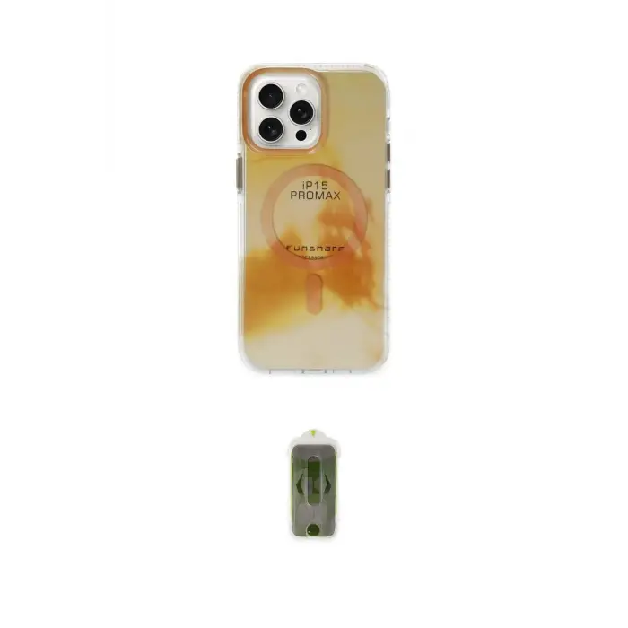 ieg™ iPhone 15 Pro Max Kılıf Ufuk Doku Prime - Siyah Joko Magic 5D Hayalet Cam