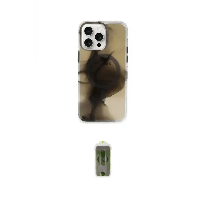 ieg™ iPhone 15 Pro Max Kılıf Ufuk Doku Prime - Siyah Joko Magic 5D Hayalet Cam