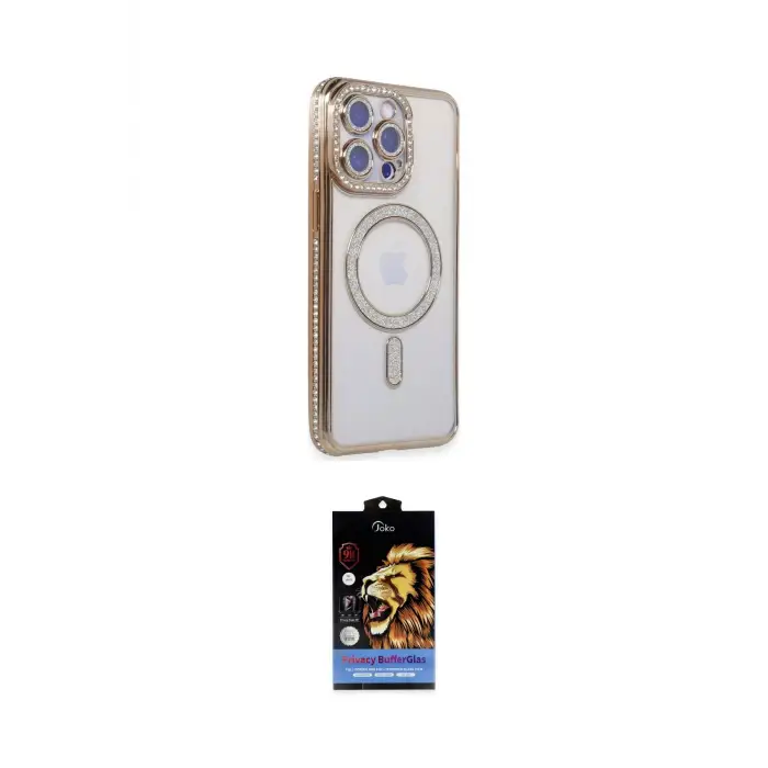 ieg™ iPhone 15 Pro Max Kılıf Zirve Doku Prime - Siyah Buffer Hayalet Cam Ekran Koruyucu