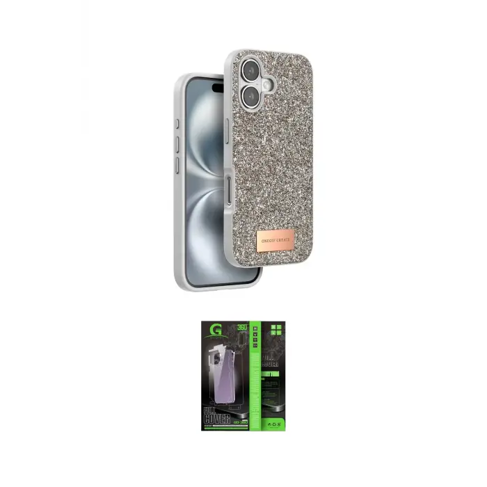 ieg™ iPhone 16 Kılıf Vadi Klasik Serisi - Şeffaf 360 Full Body Arka Koruyucu