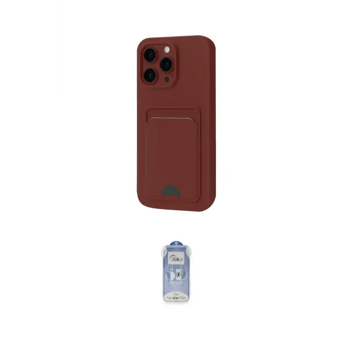 ieg™ iPhone 16 Pro Kılıf Vadi Çizgi Prime - Siyah Joko Magic 5D Cam