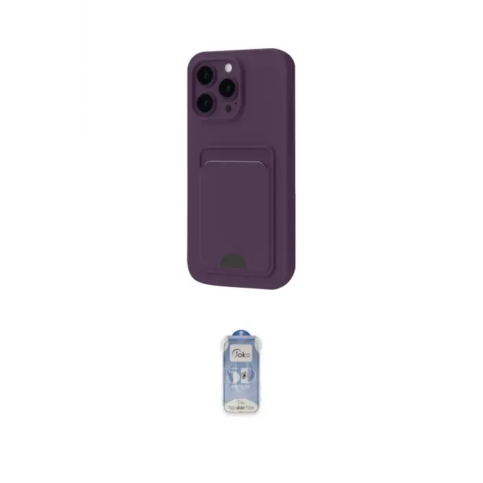 ieg™ iPhone 16 Pro Kılıf Vadi Çizgi Prime - Siyah Joko Magic 5D Cam