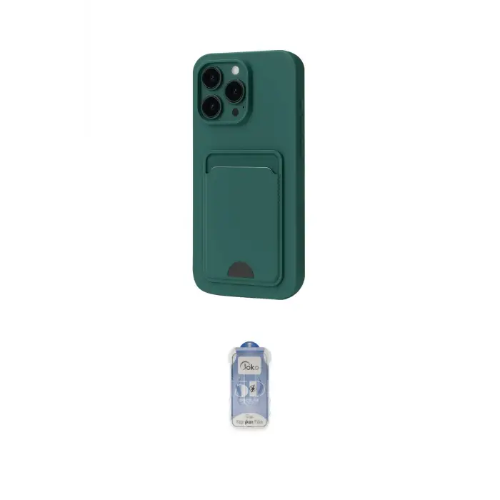 ieg™ iPhone 16 Pro Kılıf Vadi Çizgi Prime - Siyah Joko Magic 5D Cam
