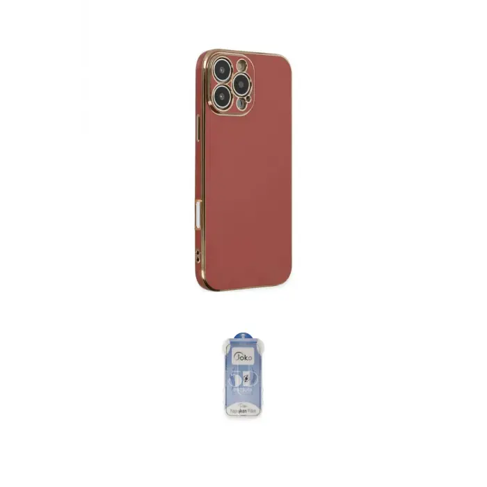 ieg™ iPhone 16 Pro Kılıf Yankı Serisi - Siyah Joko Magic 5D Cam
