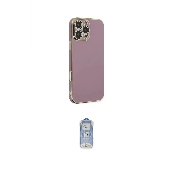 ieg™ iPhone 16 Pro Kılıf Yankı Serisi - Siyah Joko Magic 5D Cam