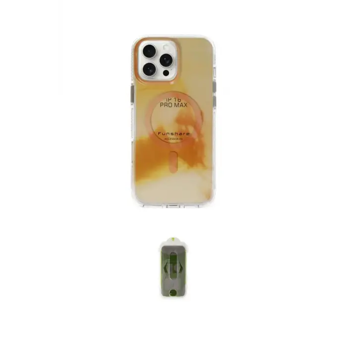 ieg™ iPhone 16 Pro Max Kılıf Ufuk Doku Prime - Siyah Joko Magic 5D Hayalet Cam