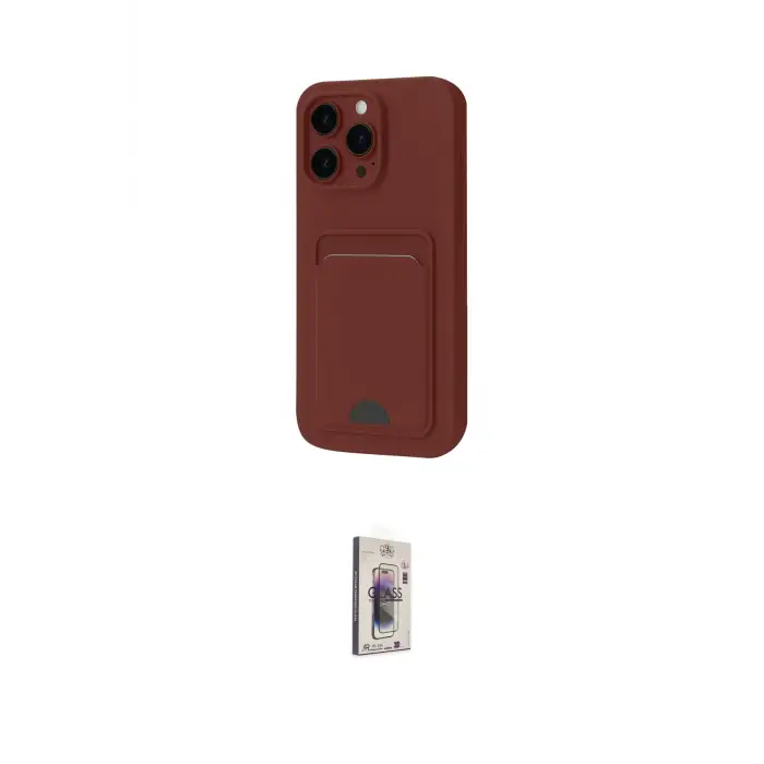 ieg™ iPhone 16 Pro Max Kılıf Vadi Çizgi Prime - Siyah Bilvis 3D Cam Ekran Koruyucu