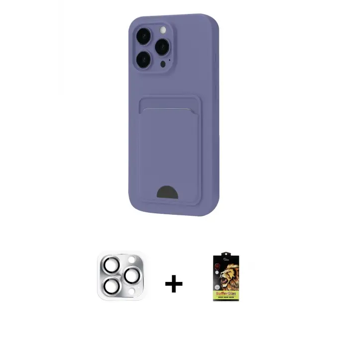 ieg™ iPhone 16 Pro Max Kılıf Vadi Çizgi Prime - Siyah Buffer Cam Ekran Koruyucu + Pers Alüminyum Kamera Lens - GS