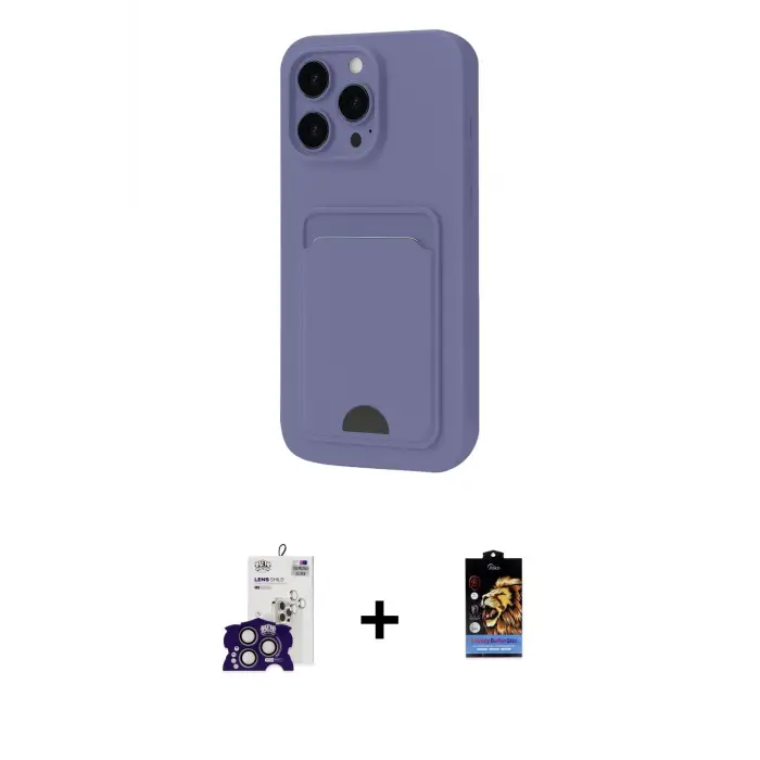 ieg™ iPhone 16 Pro Max Kılıf Vadi Çizgi Prime - Siyah Buffer Hayalet Cam Ekran Koruyucu + Bilvis Titan Kamera Lens - TMGI