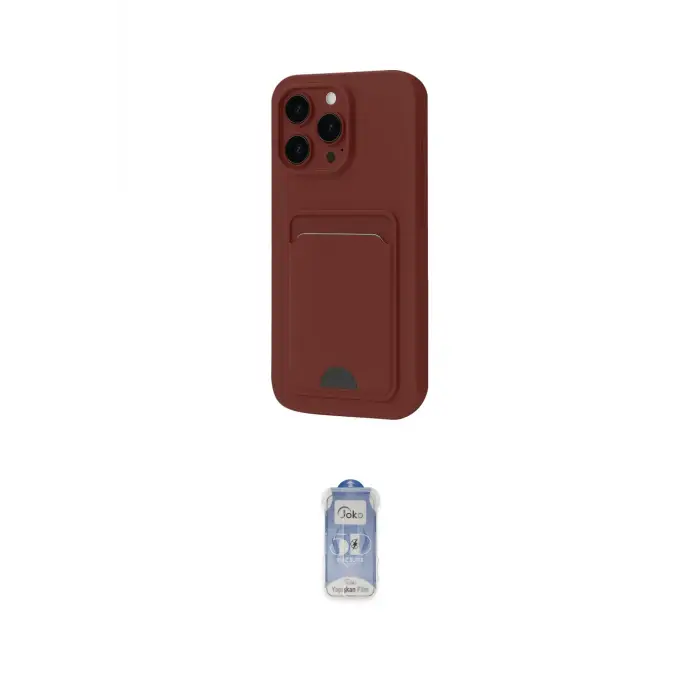 ieg™ iPhone 16 Pro Max Kılıf Vadi Çizgi Prime - Siyah Joko Magic 5D Cam
