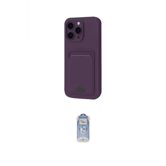ieg™ iPhone 16 Pro Max Kılıf Vadi Çizgi Prime - Siyah Joko Magic 5D Cam