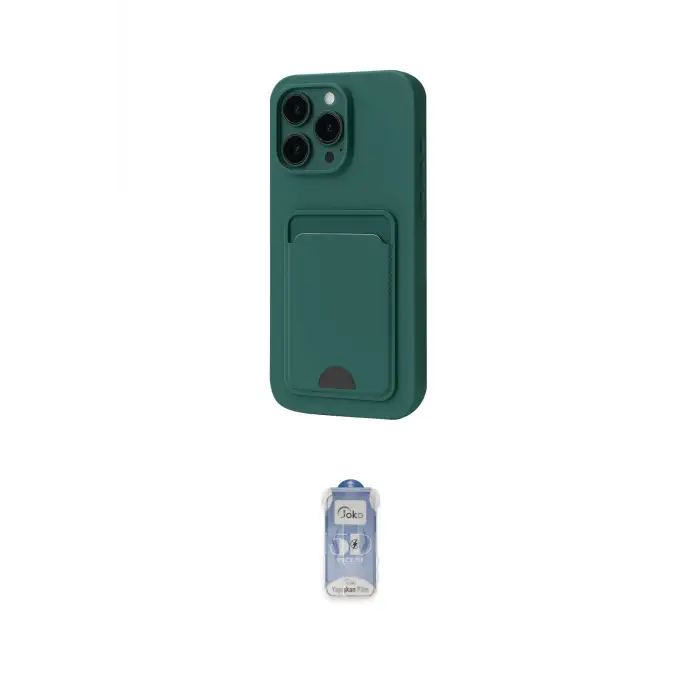 ieg™ iPhone 16 Pro Max Kılıf Vadi Çizgi Prime - Siyah Joko Magic 5D Cam