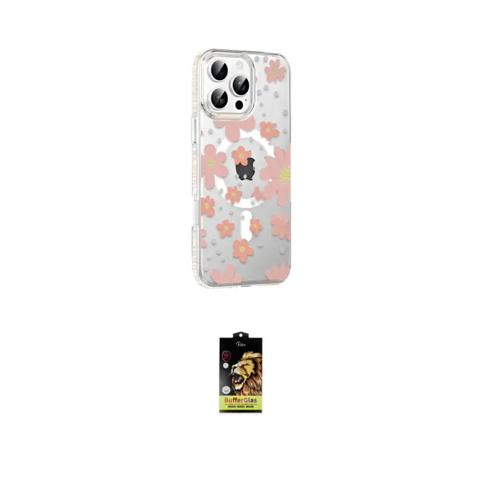 ieg™ iPhone 16 Pro Max Kılıf Yörünge Işık Prime - Siyah Buffer Cam Ekran Koruyucu