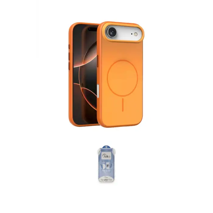 ieg™ iPhone 17 Air Kılıf Atlas Asil Prime - Siyah Joko Magic 5D Cam