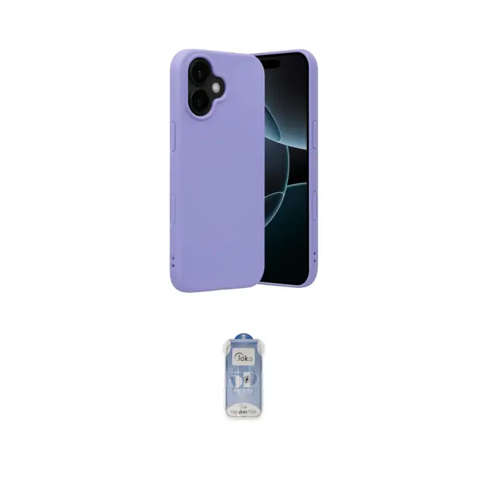 ieg™ iPhone 17 Kılıf Ahenk Serisi - Siyah Joko Magic 5D Cam