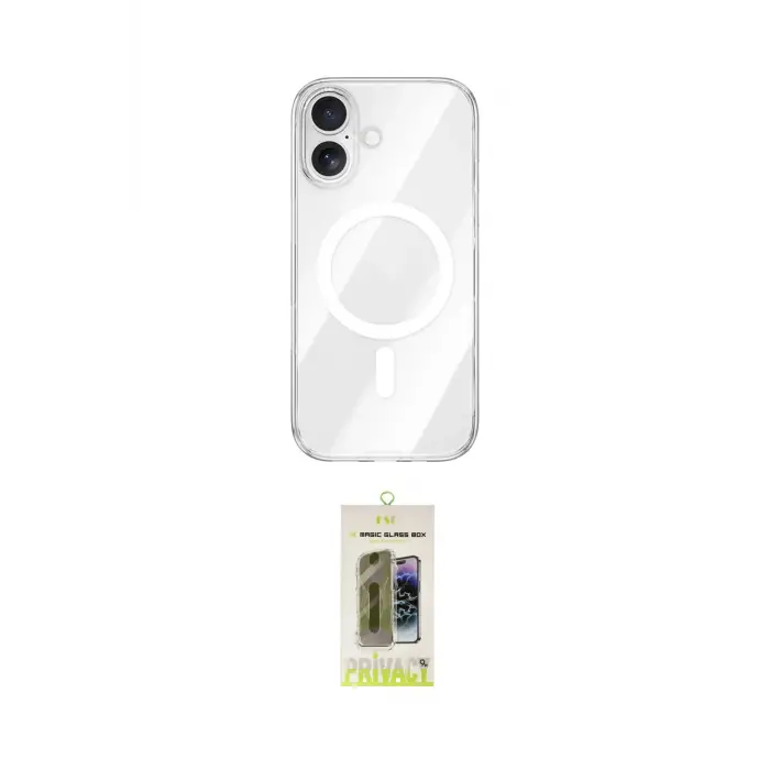 ieg™ iPhone 17 Kılıf Kutup Klasik Serisi - Siyah Joko Magic 5D Hayalet Cam