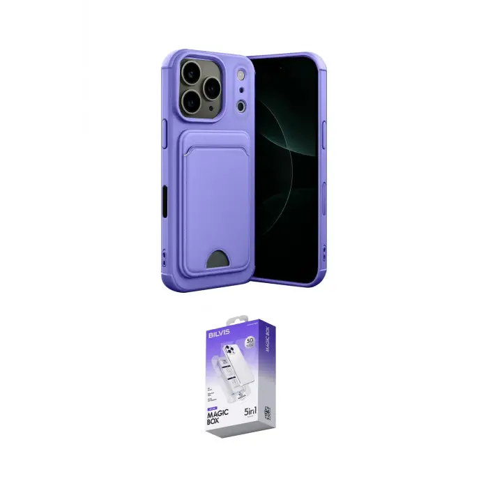 ieg™ iPhone 17 Pro Kılıf Vadi Çizgi Prime - Siyah Bilvis 5in1 3D Magic Cam Ekran Koruyucu