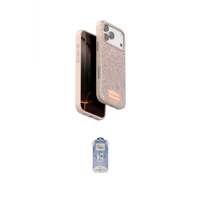 ieg™ iPhone 17 Pro Kılıf Vadi Klasik Serisi - Siyah Joko Magic 5D Cam