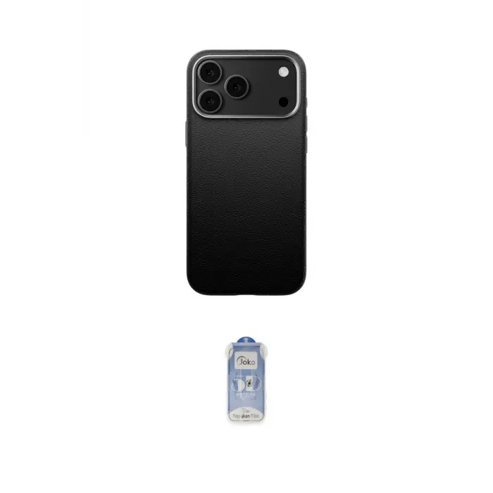 ieg™ iPhone 17 Pro Kılıf Zirve Modern Prime - Siyah Joko Magic 5D Cam