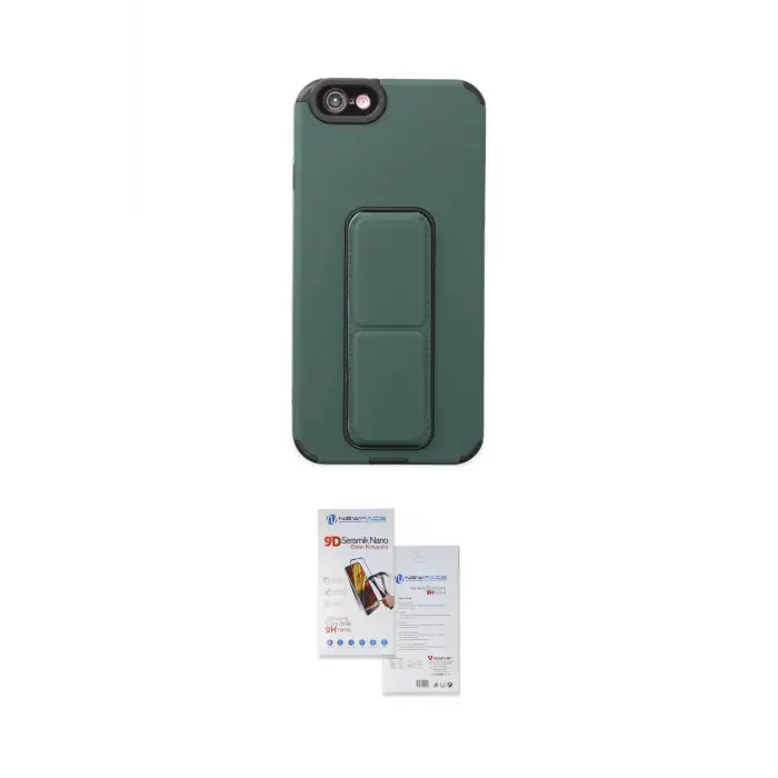 ieg™ iPhone 6 Kılıf Çekirdek Yansıma - Beyaz Seramik Nano Ekran Koruyucu