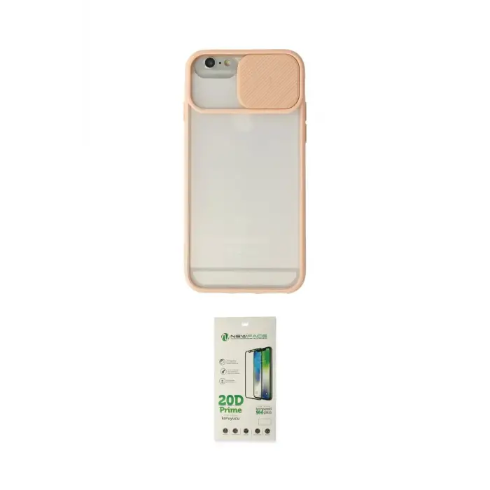 ieg™ iPhone 6 Kılıf Vadi Çizgi - Beyaz 20D Premium Cam Ekran Koruyucu