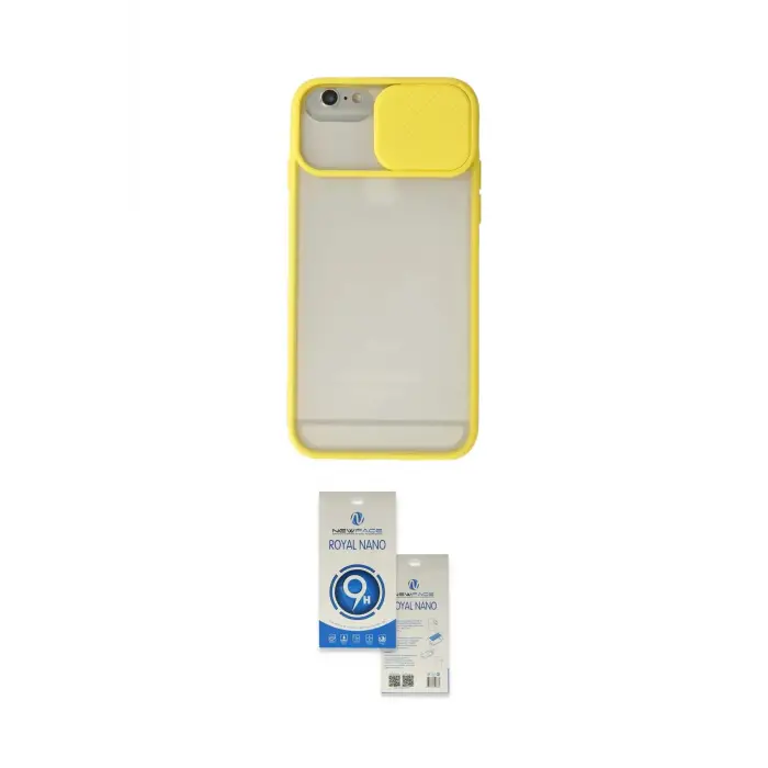 ieg™ iPhone 6 Kılıf Vadi Çizgi - Şeffaf Royal Nano Ekran Koruyucu