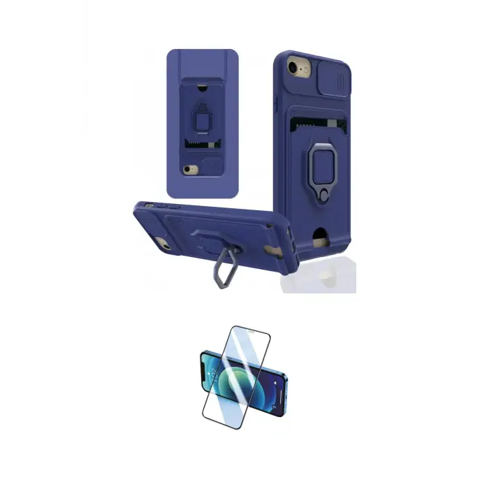 ieg™ iPhone 6 Kılıf Vadi Form Prime - Siyah 3D Antistatik Cam Ekran Koruyucu