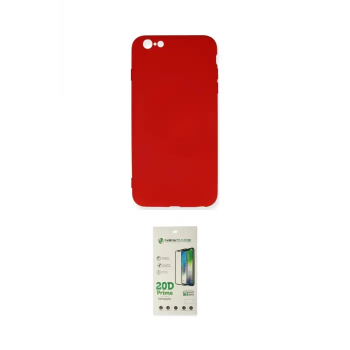 ieg™ iPhone 6 Plus Kılıf Ahenk Serisi - Siyah 20D Premium Cam Ekran Koruyucu