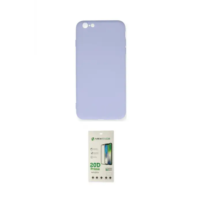 ieg™ iPhone 6 Plus Kılıf Ahenk Serisi - Siyah 20D Premium Cam Ekran Koruyucu