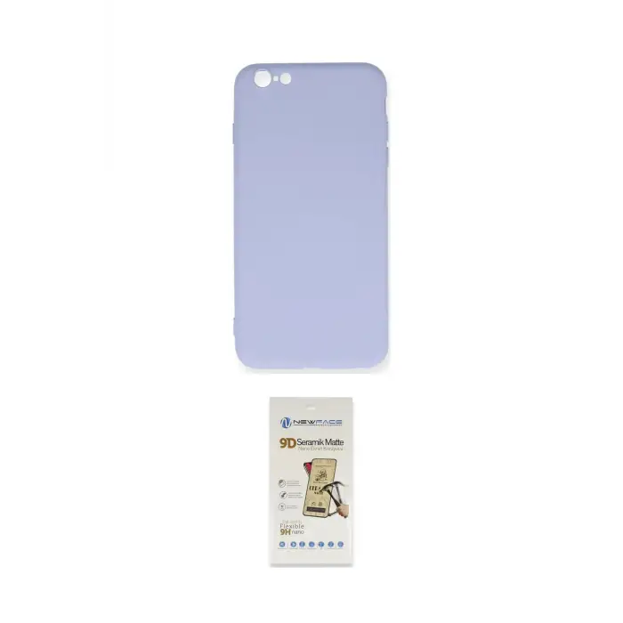 ieg™ iPhone 6 Plus Kılıf Ahenk Serisi - Siyah Mat Seramik Nano Ekran Koruyucu