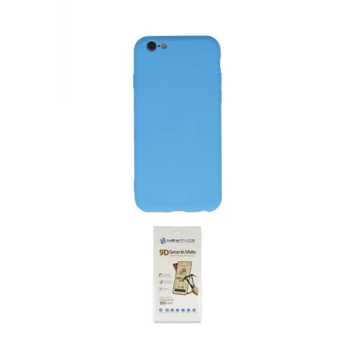 ieg™ iPhone 6 Plus Kılıf Ahenk Serisi - Siyah Mat Seramik Nano Ekran Koruyucu