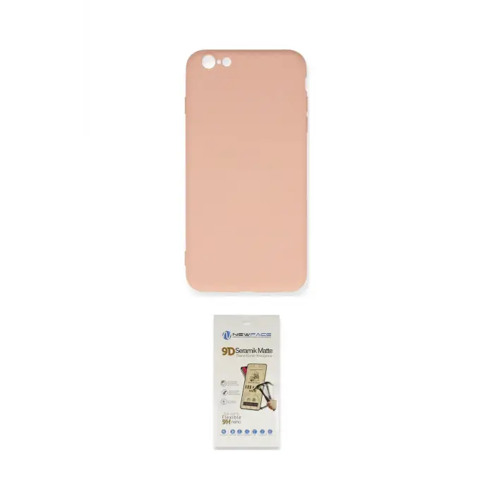ieg™ iPhone 6 Plus Kılıf Ahenk Serisi - Siyah Mat Seramik Nano Ekran Koruyucu
