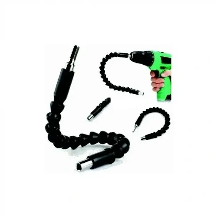 ieg™ Matkap Ucu - Bükülebilir Oynar  Vidalama Bits Uzatma Aparatı 30cm - Komple Set