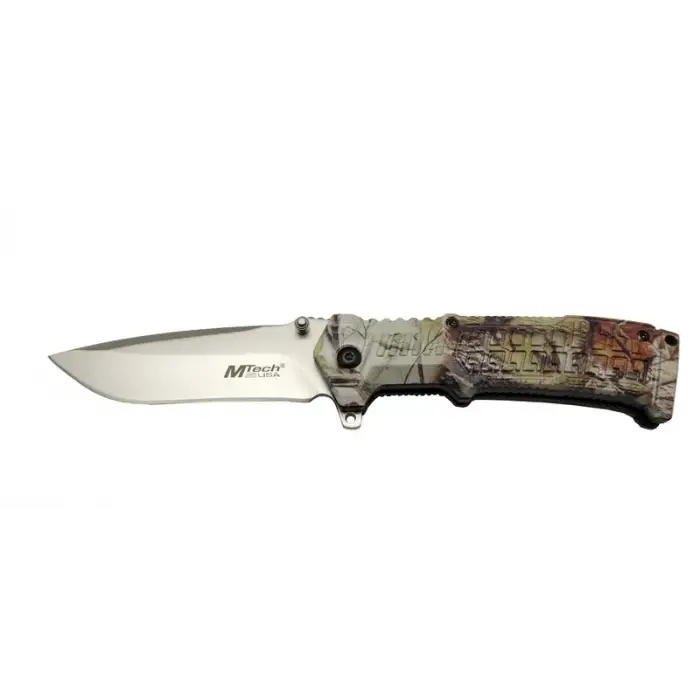 ieg™ Mtech 465 Kamp Çakı 21cm - Yarı Otomatik, Kemerlikli, Plastik Sap