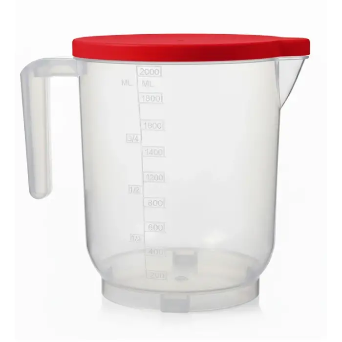 ieg™ Pratik Mutfak Ölçü Kabı - 2 Litre Dereceli Şeffaf Hazne Bpa Free