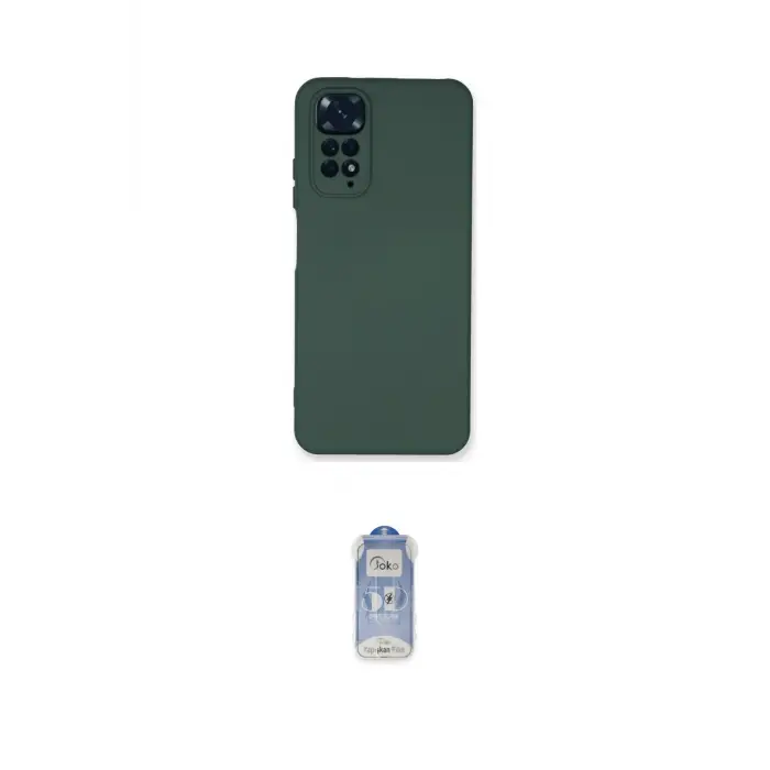 ieg™ Redmi Note 11 Kılıf Ahenk Serisi - Siyah Joko Magic 5D Cam