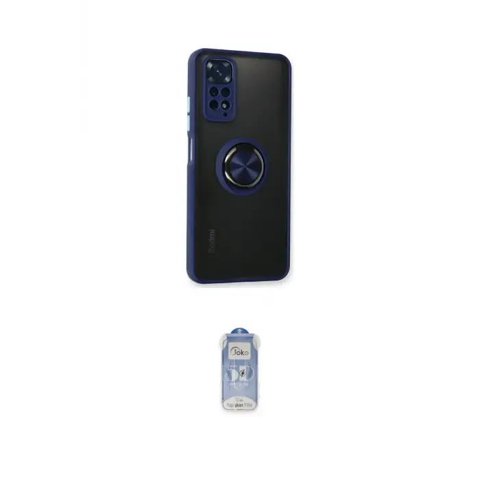 ieg™ Redmi Note 11 Kılıf Yörünge Çizgi - Siyah Joko Magic 5D Cam