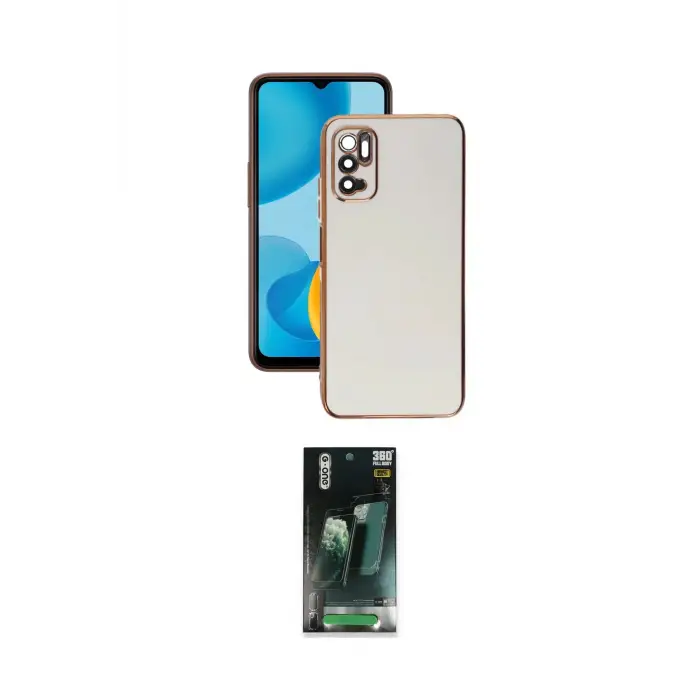ieg™ Redmi Note 11 SE Kılıf Yankı Serisi - Şeffaf 360 Full Body Arka Koruyucu