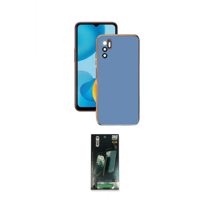 ieg™ Redmi Note 11 SE Kılıf Yankı Serisi - Şeffaf 360 Full Body Arka Koruyucu