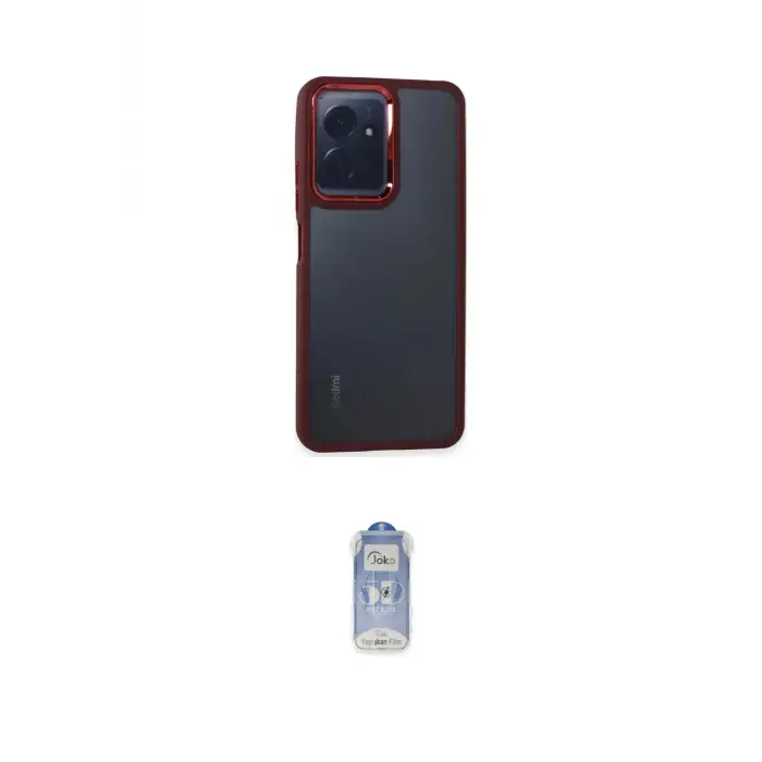 ieg™ Redmi Note 12 4G Kılıf Eksen Doku Prime - Siyah Joko Magic 5D Cam