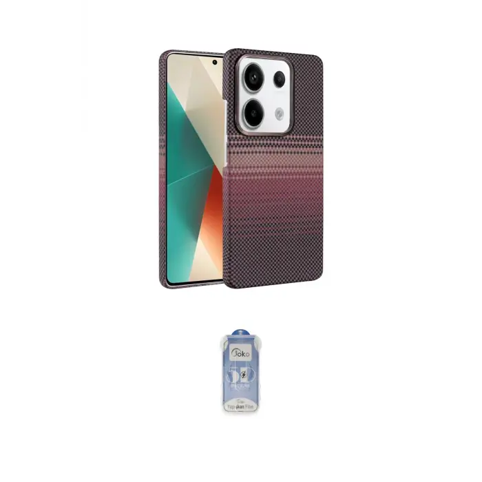 ieg™ Redmi Note 13 Pro 4G Kılıf Doruk Serisi - Siyah Joko Magic 5D Cam