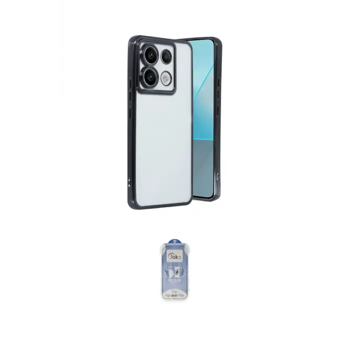 ieg™ Redmi Note 13 Pro 5G Kılıf Vadi Minimal - Siyah Joko Magic 5D Cam