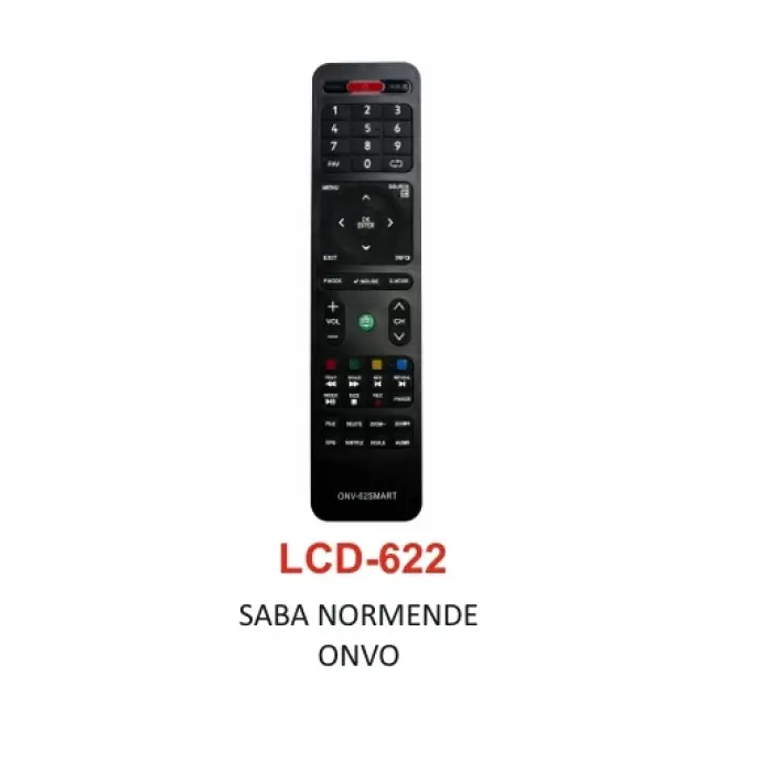 ieg™ Saba Normende  Onvo Uyumlu Kumanda - Lcd 622