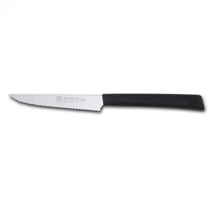 ieg™ Sürbısa 61107 - Sürmene Lazerli Tırtıklı Biftek / Steak Bıçağı 12 cm