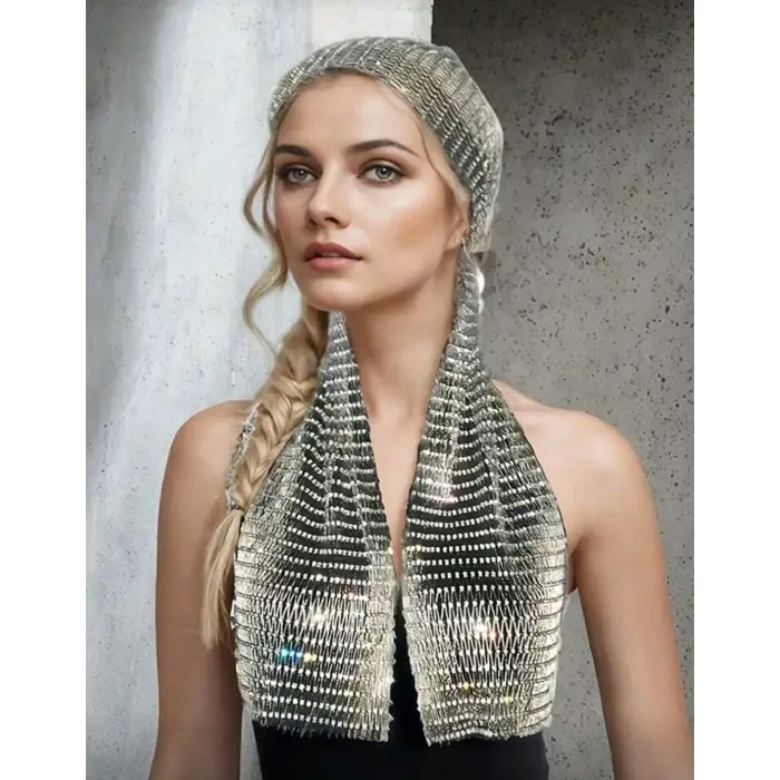 ieg™ Taşlı Kafa Aksesuarı Kristal Bandana