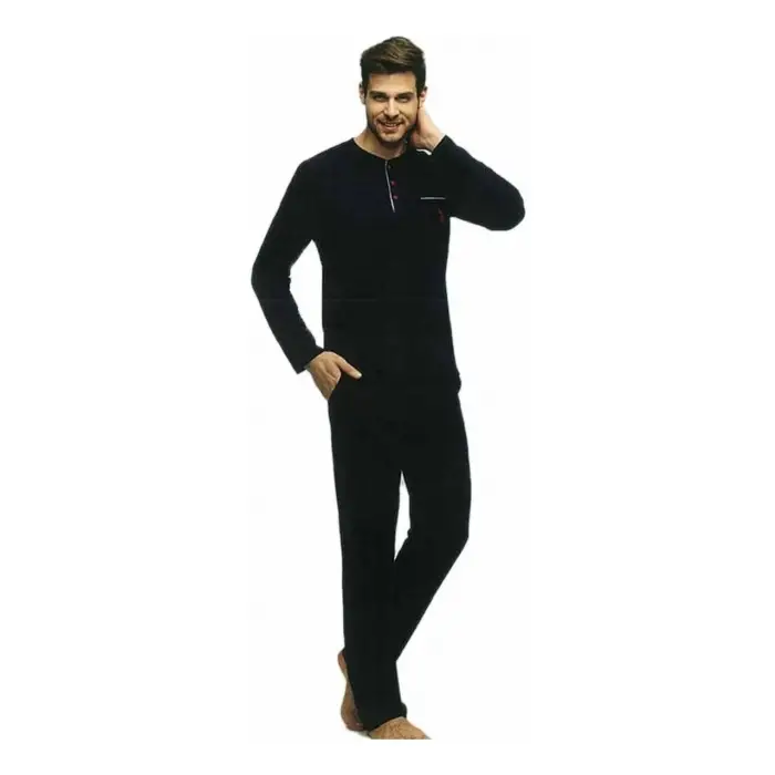 ieg™ US Polo 17384 Erkek Uzun Kol Pijama Takımı
